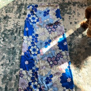 Zara Strapless Floral Dress